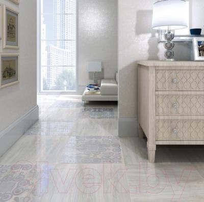 Декоративная плитка Kerama Marazzi Палаццо Орнамент SG618202R (600x600, серый)