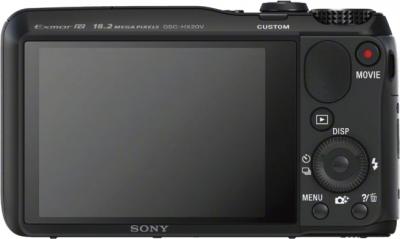 Компактный фотоаппарат Sony Cyber-shot DSC-HX20 Black - вид сзади