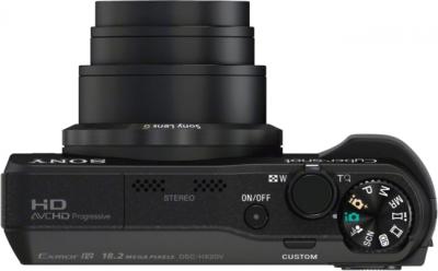 Компактный фотоаппарат Sony Cyber-shot DSC-HX20 Black - вид сверху