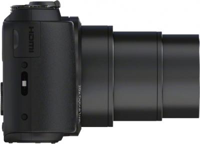 Компактный фотоаппарат Sony Cyber-shot DSC-HX20 Black - вид сбоку