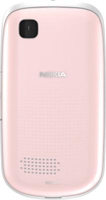 Мобильный телефон Nokia Asha 200 Light Pink - задняя панель
