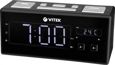 Радиочасы Vitek VT-3523 (черный) - общий вид