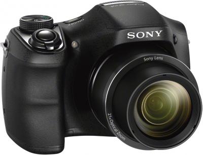 Компактный фотоаппарат Sony Cyber-shot DSC-H100 Black - общий вид