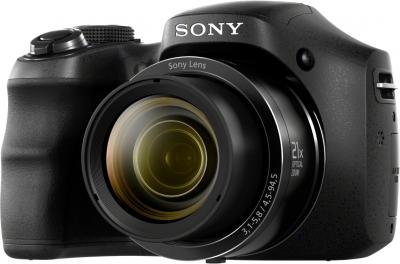Компактный фотоаппарат Sony Cyber-shot DSC-H100 Black - общий вид