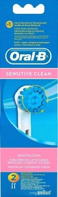Набор насадок для зубной щетки Oral-B Sensitive Clean EBS17-2 / 81317999 (2шт)
