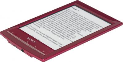 Электронная книга Sony PRS-T1RC Red (microSD 4Gb) + Оригинальный чехол - общий вид