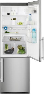 Холодильник с морозильником Electrolux EN3614AOX - общий вид