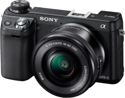 Беззеркальный фотоаппарат Sony NEX-6LB - общий вид