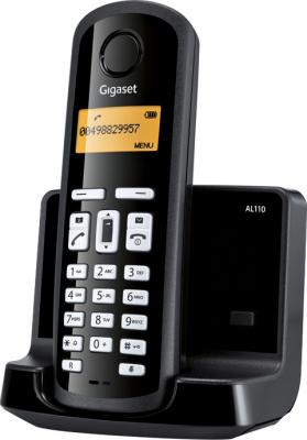 Беспроводной телефон Gigaset AL110 Black - общий вид