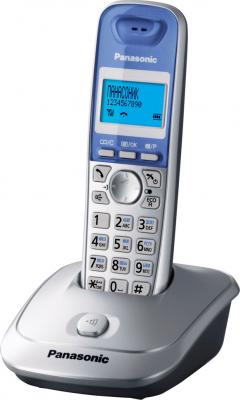 Беспроводной телефон Panasonic KX-TG2511 (серебристый) - общий вид