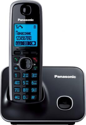 Беспроводной телефон Panasonic KX-TG6611 Black (KX-TG6611RUB) - общий вид