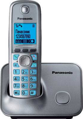 Беспроводной телефон Panasonic KX-TG6611 Metallic Gray (KX-TG6611RUM) - общий вид