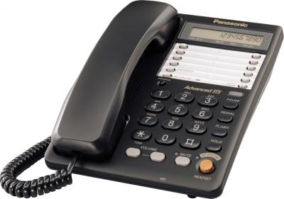 Проводной телефон Panasonic KX-TS2365 (черный) - общий вид