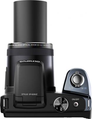 Компактный фотоаппарат Olympus SP-820UZ Black - вид сверху