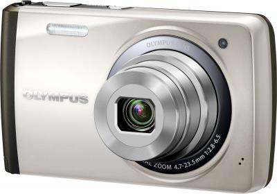 Компактный фотоаппарат Olympus VH-410 (серебристый) - общий вид