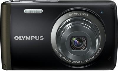 Компактный фотоаппарат Olympus VH-410 (черный) - вид спереди