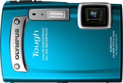 Компактный фотоаппарат Olympus TG-320 Blue - общий вид