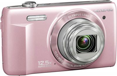 Компактный фотоаппарат Olympus VR-360 Pink - общий вид