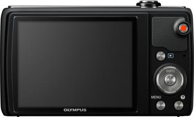 Компактный фотоаппарат Olympus VR-350 Black - вид сзади