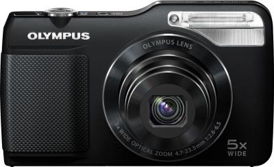 Компактный фотоаппарат Olympus VG-170 Black - вид спереди