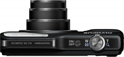 Компактный фотоаппарат Olympus VG-170 Black - вид сверху