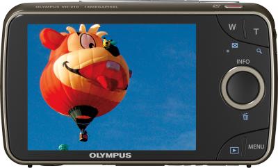 Компактный фотоаппарат Olympus VH-210 White - вид сзади