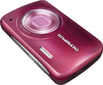Компактный фотоаппарат Olympus VH-210 Red - общий вид