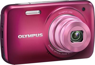 Компактный фотоаппарат Olympus VH-210 Red - общий вид