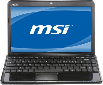 Ноутбук MSI U270-471XBY Black - фронтальный вид