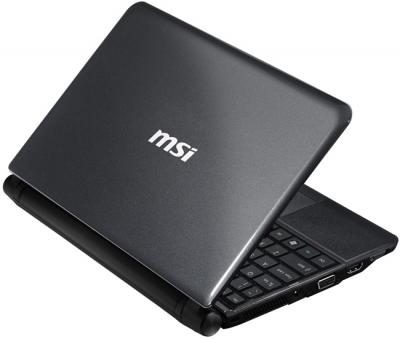 Ноутбук MSI U270-471XBY Black - общий вид