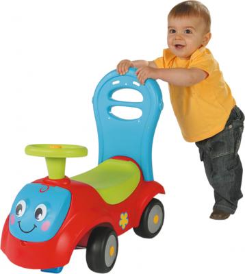 Качалка-каталка Smoby Машина с ручкой 431704 - ребенок с каталкой