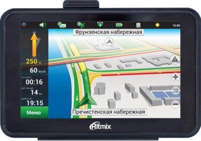 GPS навигатор Ritmix RGP-589DVR - вид спереди