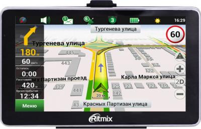GPS навигатор Ritmix RGP-665 - вид спереди