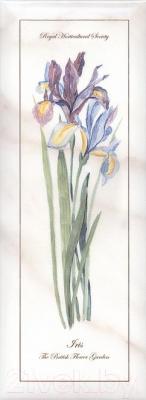 Декоративная плитка Kerama Marazzi Ноттингем Цветы Грань NT/A84/15005 (400x150)