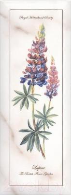 Декоративная плитка Kerama Marazzi Ноттингем Цветы Грань NT/A85/15005 (400x150)
