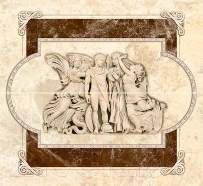 Декоративная плитка Intercerama Панно Emperador П 66 031-1 (500x460, коричневый)