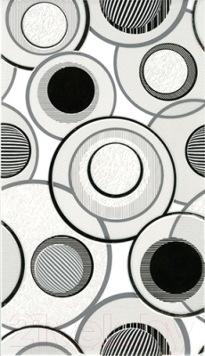 Декоративная плитка Intercerama Fluid Д 15 061 1 (400x230, белый)
