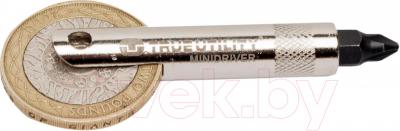 Брелок-мультиинструмент True Utility Minidriver TU231 - способ использования с монеткой