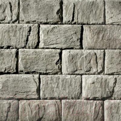 Декоративный камень бетонный Royal Legend Палаццо Питти серый 05-471 (340x200x12-17)