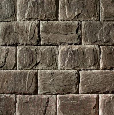Декоративный камень бетонный Royal Legend Палаццо Питти темно-серый 05-571 (340x200x12-17)