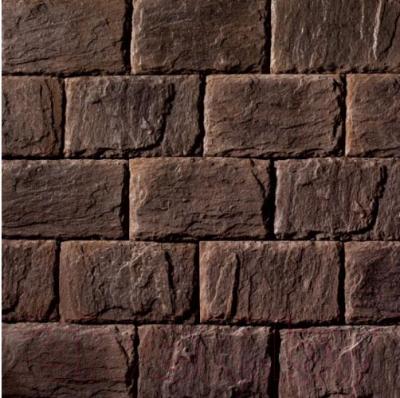 Декоративный камень бетонный Royal Legend Палаццо Питти коричневый 05-780 (340x200x12-17)