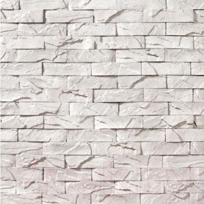 Декоративный камень бетонный Royal Legend Вавилон белый 03-010 (240x60x07-15)