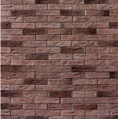 Декоративный камень бетонный Royal Legend Шамбор серо-коричневый с коричневым 09-685 (200x50x04-07)
