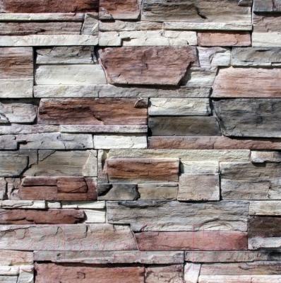 Декоративный камень бетонный Royal Legend Сан-Висенте бежево-коричневый с серым 20-189 (455/255/145x90x15-25)
