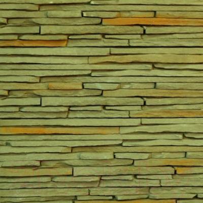 Декоративный камень бетонный Royal Legend Сиенна темно-оливковый 21-651 (485x150x15-25)