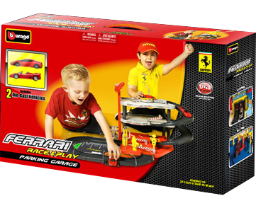 Паркинг игрушечный Bburago Ferrari City Garage / 18-31204 - в упаковке