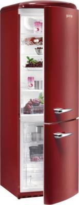 Холодильник с морозильником Gorenje RKV60359OR - в полузакрытом виде