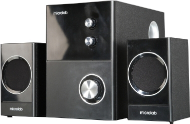 Мультимедиа акустика Microlab M 223 (черный) - общий вид
