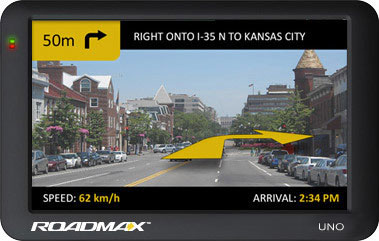 GPS навигатор Roadmax Uno - вид спереди