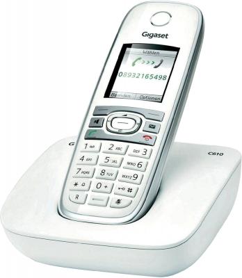 Беспроводной телефон Gigaset C610 White - общий вид